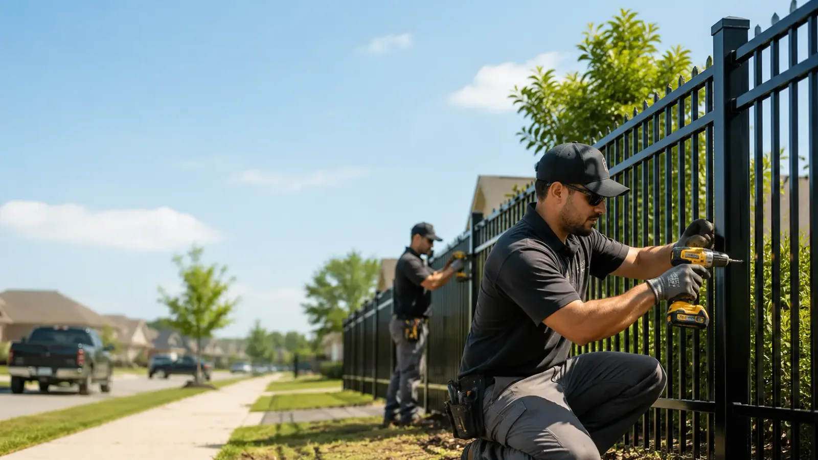 Metal Fence Installation in Britton, MI